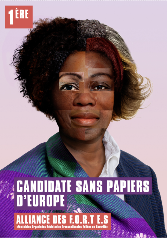 poster La candidate sans papiers d'europe